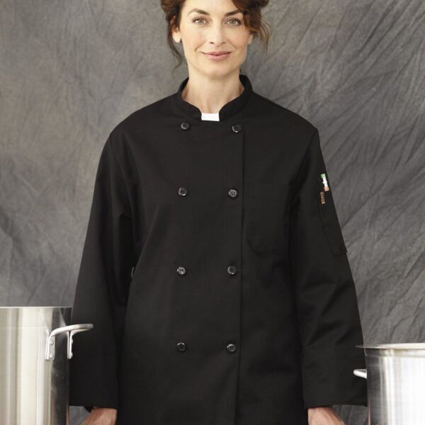 Black Traditional Chef Coat Thumbnail