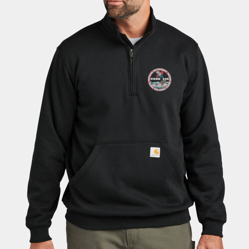 Carhartt Midnight 1/4 Zip Mock Neck Sweatshirt Thumbnail